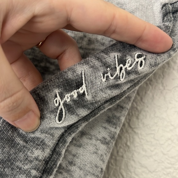 🖤 CLOSET CLEAR OUT 🖤 Free People Cozy Cool Girl “Good Vibes” Flare Pants - Picture 4 of 5